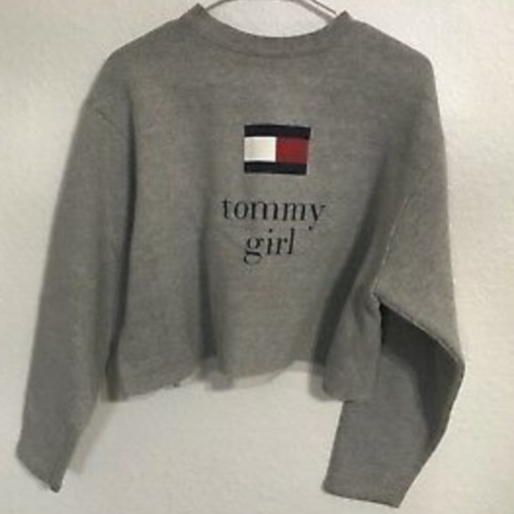 Tommy Girl Hilfiger Cropped Crew